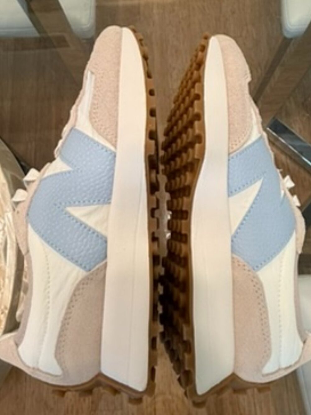 New Balance  327 Timberwolf Sea Salt Light Chrome Blue